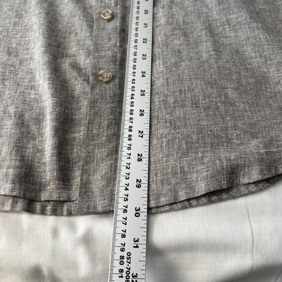 The Australian Outback Collection Men's Short Sleeve HEMP Button Up Shirt Gray M - Picture 11 of 13